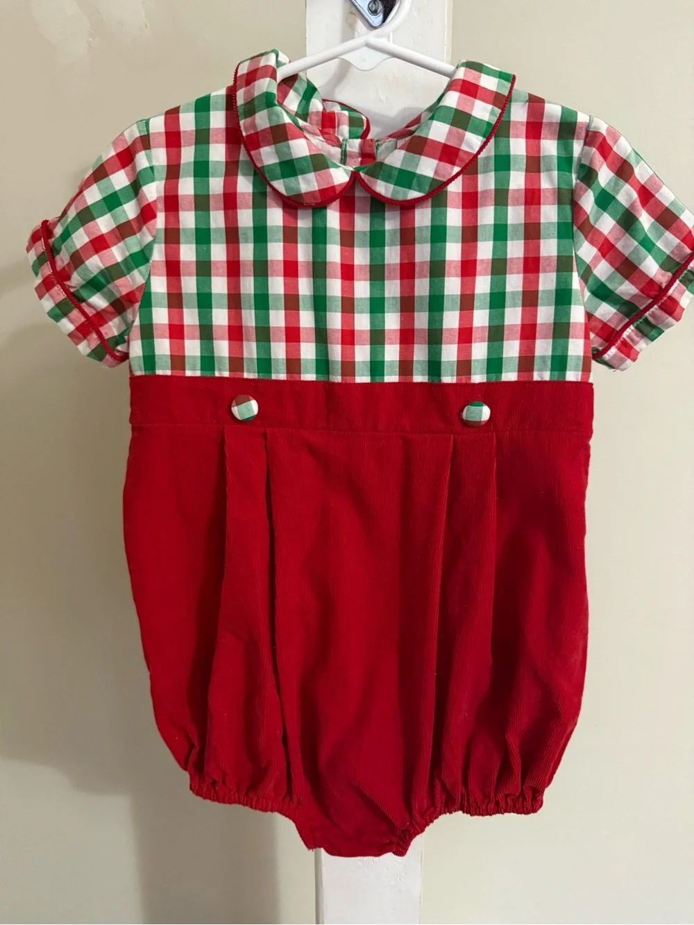 The Smocking Place Holiday Romper